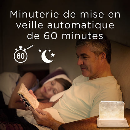 Integral Touch Glow LED Night Lamp with Touch Dimming Control, Bedroom Night Light for Baby, Toddler, Kids, Nursery, Bedside, White Base