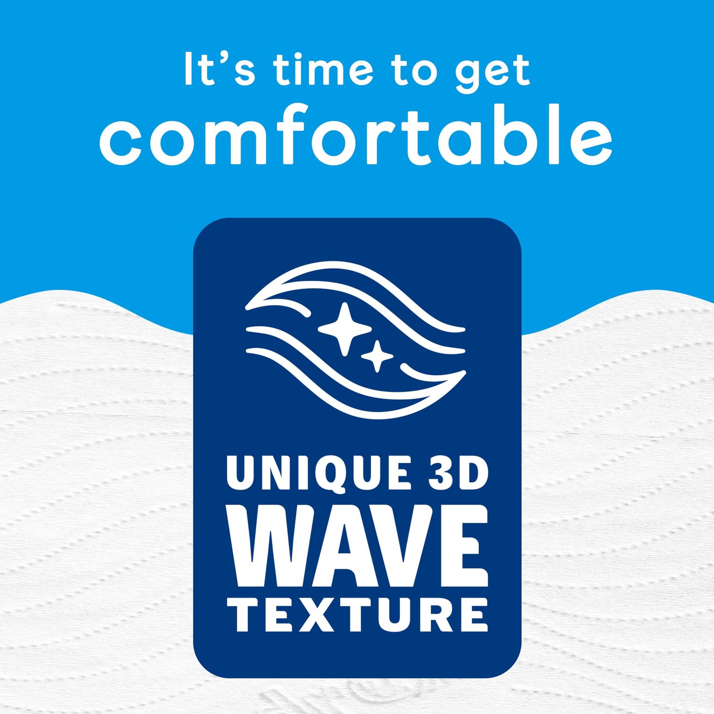 Andrex Complete Clean Toilet Roll 36 Rolls (Previously Andrex Classic Clean Toilet Tissue) Unbeatable Toilet Paper with Unique 3D Wave, FSC Certified