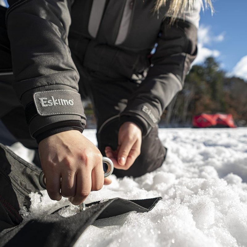 Eskimo Ice Shelter Anchors - Durable 2-Pack for Secure Ice Fishing