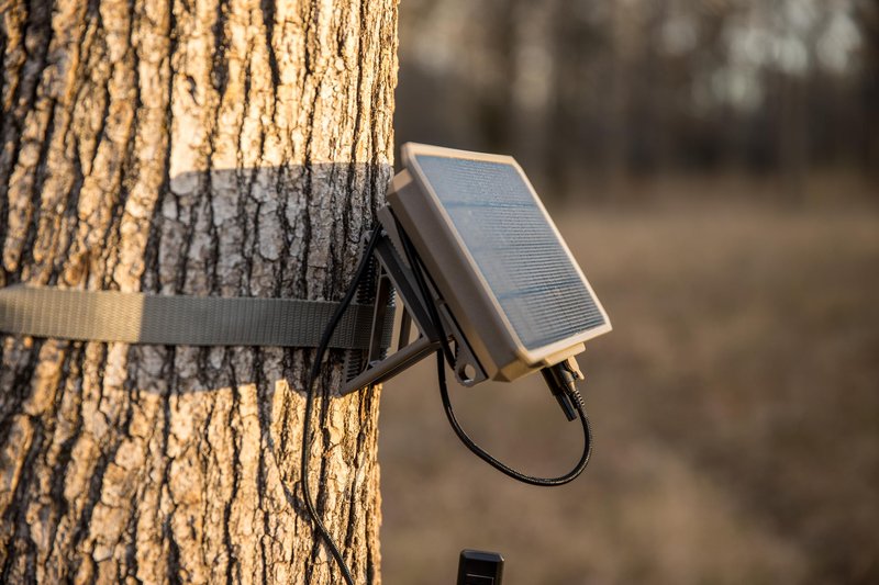 Moultrie - Solar Panel Power Pack - 3.4W - Gen 2 Solar Panel with Battery for Trail Cameras - 7.2v, 3350mAh