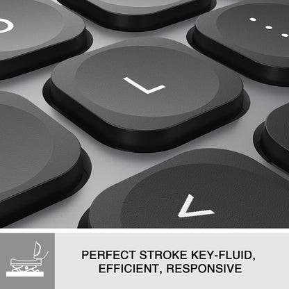 cimetech 2.4GHz Wireless Keyboard with Number Pad Full Size Design for Laptop Desktop PC Tablet, Windows iOS Android - Grey