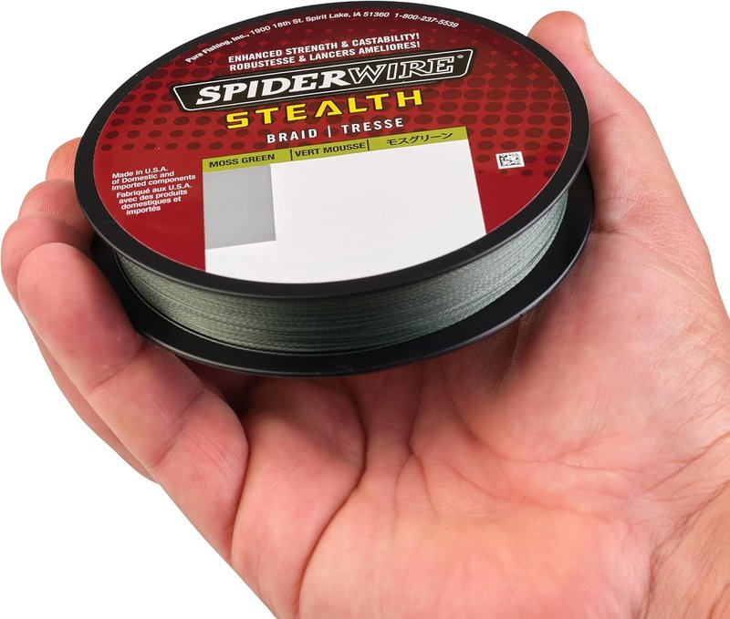 SpiderWire Stealth Braid Fishing Line - Durable, High-Performance Fishing Line | 150 Yards, Green