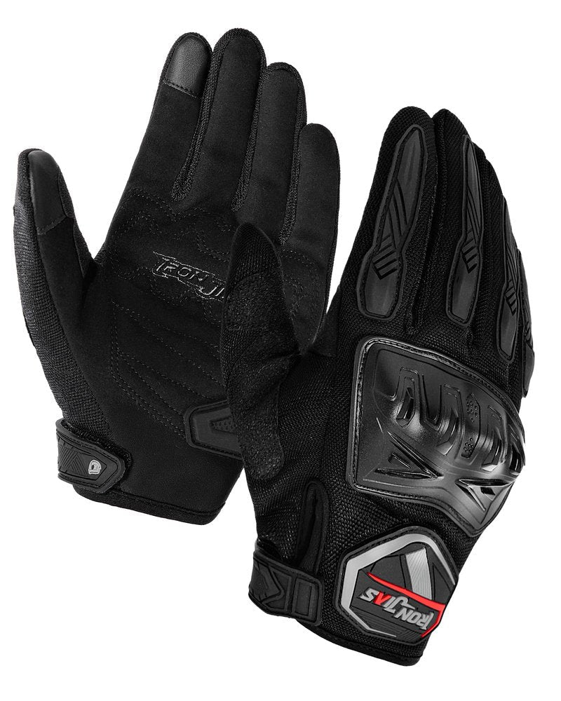BORLENI Motorcycle Riding Gloves Touch Screen Full Finger Glove Motocross Road Racing Bike Outdoor Sports for Women Men