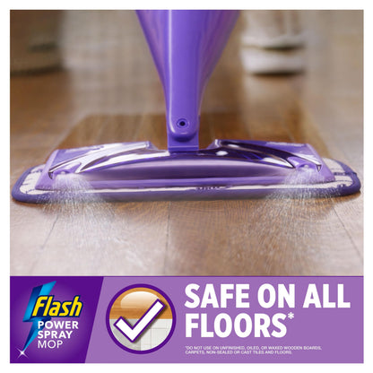 Flash Power Spray Mop Floor Cleaner Multi-Surface Cleaning Liquid Enchanted Wildflowers 5L (1.25L x4)