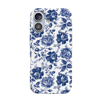 Casely iPhone 17 Case | Blue Stripes | Sunday Best | Compatible with MagSafe | Classic Ultra Slim Design