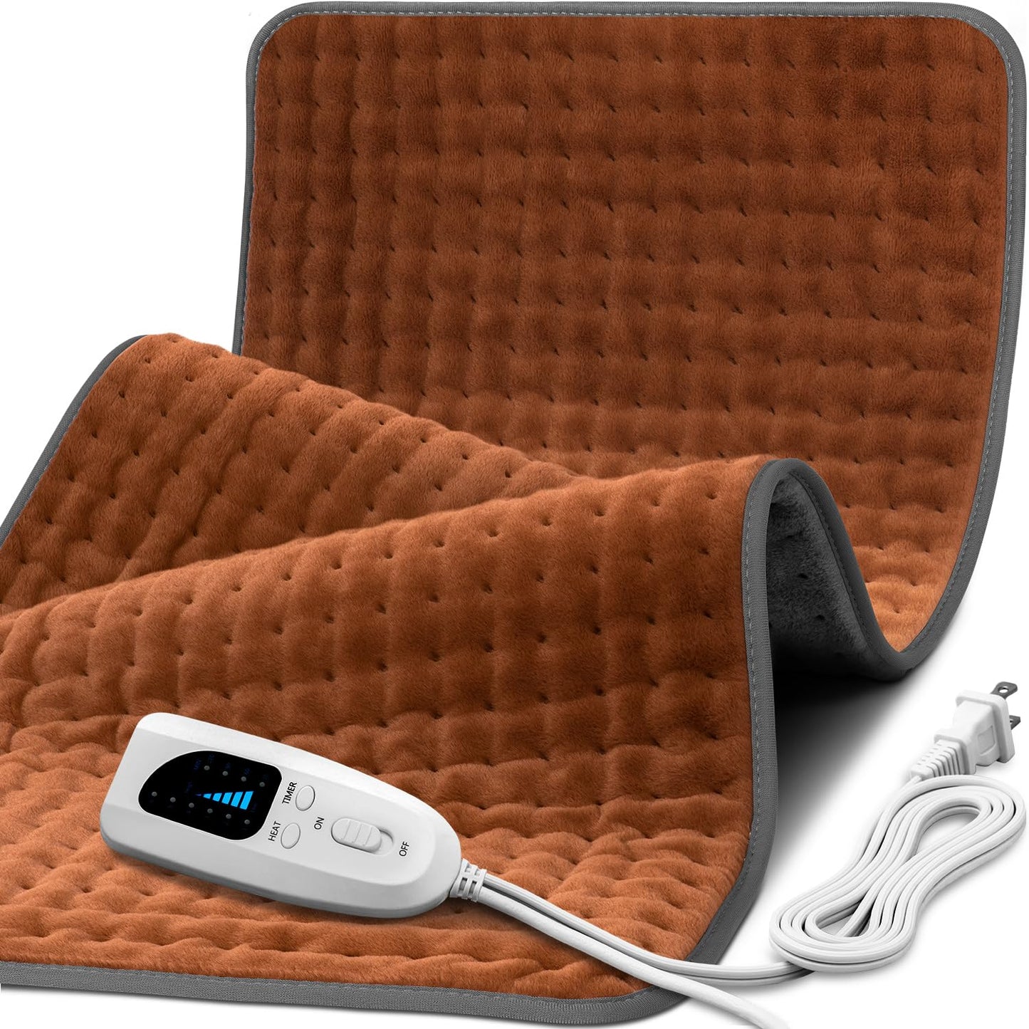 XXXL Heating Pad for Back Pain Relief, Heated Pad for Neck/Shoulders/Legs/Knees/Feet/Cramps, 6 Heat Settings Auto-Off, Heat Pads for Women, Birthday Mothers Day Gifts for Mom Wife Grandma Her, 17"x33"
