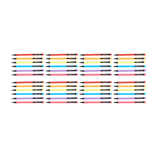 Amazon Basics Mechanical Pencils 0.7mm For Writing, Drawing, Bulk Office and School Supplies, Multicolor, 48-Pack