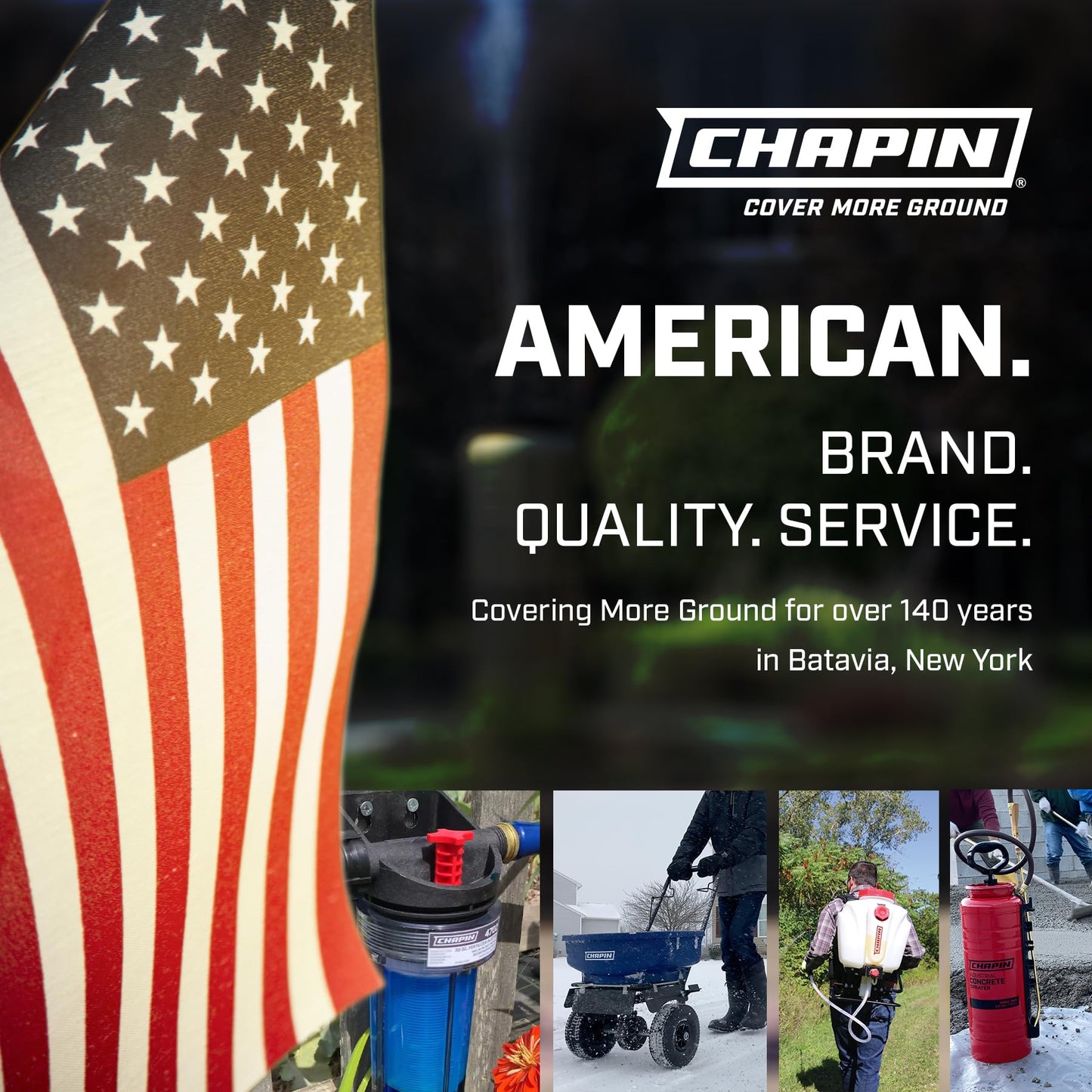 Chapin 4672 18-inch with 8 Pattern Rotatable Nozzle and Adjustable 180-degree Spray Head Watering Wand