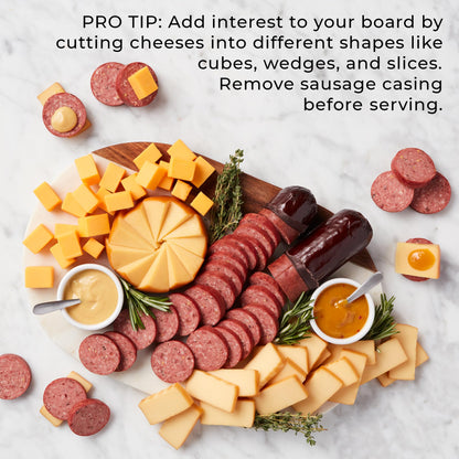 Hickory Farms Signature Beef Meat and Cheese Gift Basket (Medium) - Box Set | Charcuterie Board Food | Summer Sausage | Father's Day | Mother's Day | Easter | Christmas | Holiday | Housewarming | Gourmet | Sympathy | Care Package