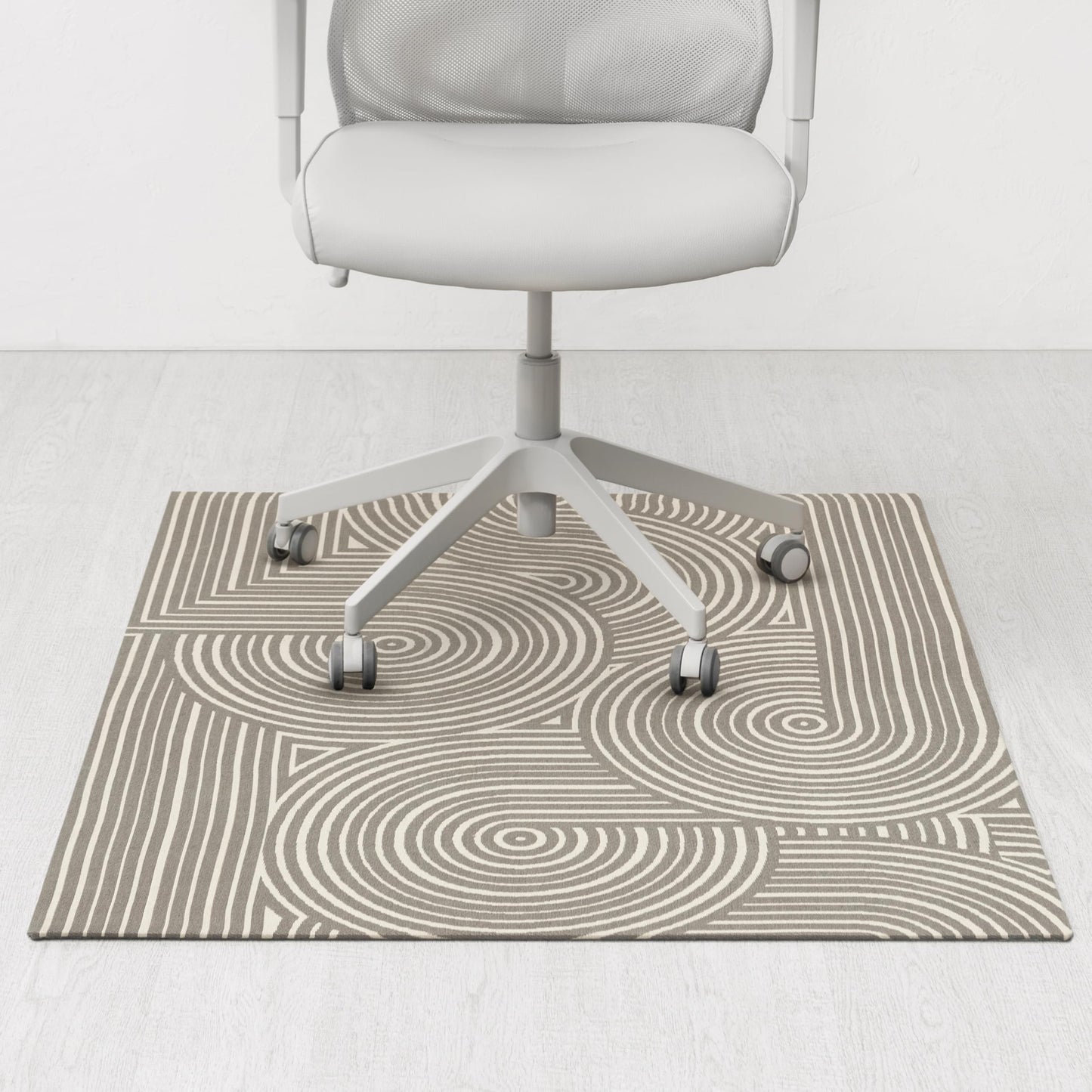 Anji Mountain Rug'd Office Chair Mat for Carpet & Hardwood Floor - Jacquard Woven, Anti-Slip Backing, Low Pile, Floor Protector Desk Chair Mat, Office Rugs for Rolling Chairs (Helsinki - 40" x 54")