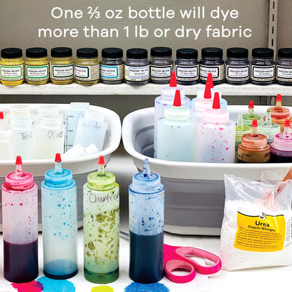 Jacquard Procion MX Tie Dye Powder Teal, 8 Ounce Jar for Fabric and Clothing | Permanent and Washfast