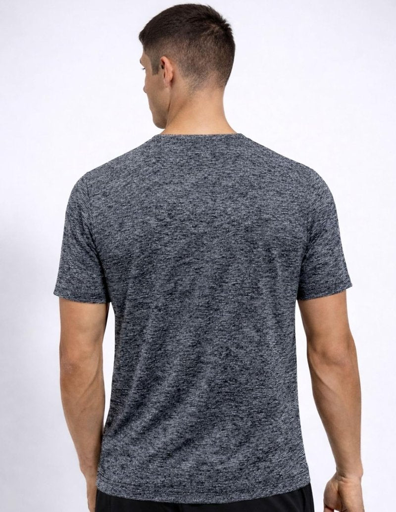 Men's Active Quick Dry Crew Neck T-Shirts - 5 Pack Athletic Workout Tees | Short Sleeve, Lightweight & Breathable