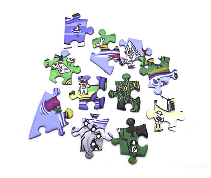 The Happy Isles • 1000-Piece Jigsaw Puzzle from The Magic Puzzle Company • Series One