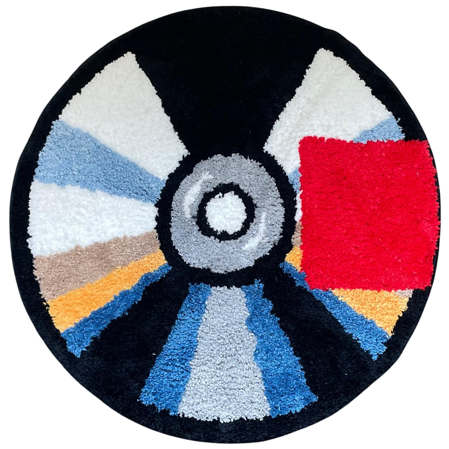 Luxape cd Rug - Hypebeast y2k Rug - Handmade Tufted Decor - Handmade & Premium- 28in (70cm) - Aesthetic Room Decor - Preppy bathmat - Designer Rugs Cd