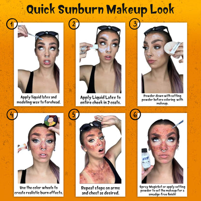 Graftobian Special FX Trauma Pro SFX Makeup Kit - Made in USA - Professional Effects Kit for Halloween, Cosplay, Theater, and Movie, Easy-to-use Cosmetics Collection Set for Beginners and Pros