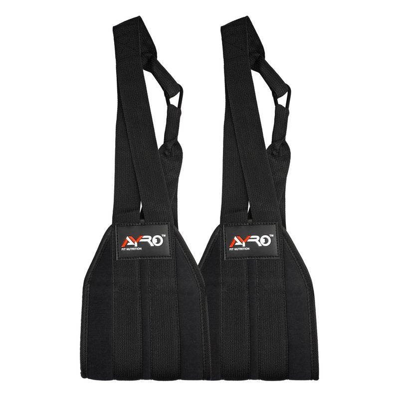 AYRO Fitness Hanging Ab Straps for Pull up Bar, Exercise Straps For Core Strength Training, Abdominal Sling Straps For Ab Swing & Leg Raises, Gym Hang Bar Straps For Men & Women, Abs Equipment For GYM & Home
