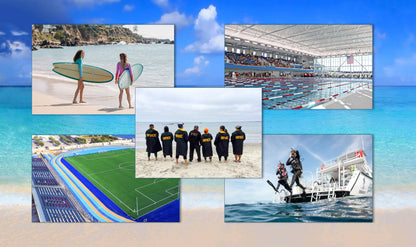 Adoretex Unisex Swim Parka Water Resistant Warm Coat Water Sports Swim Parka for Adults & Kids-PK005-Black/Red-AXS