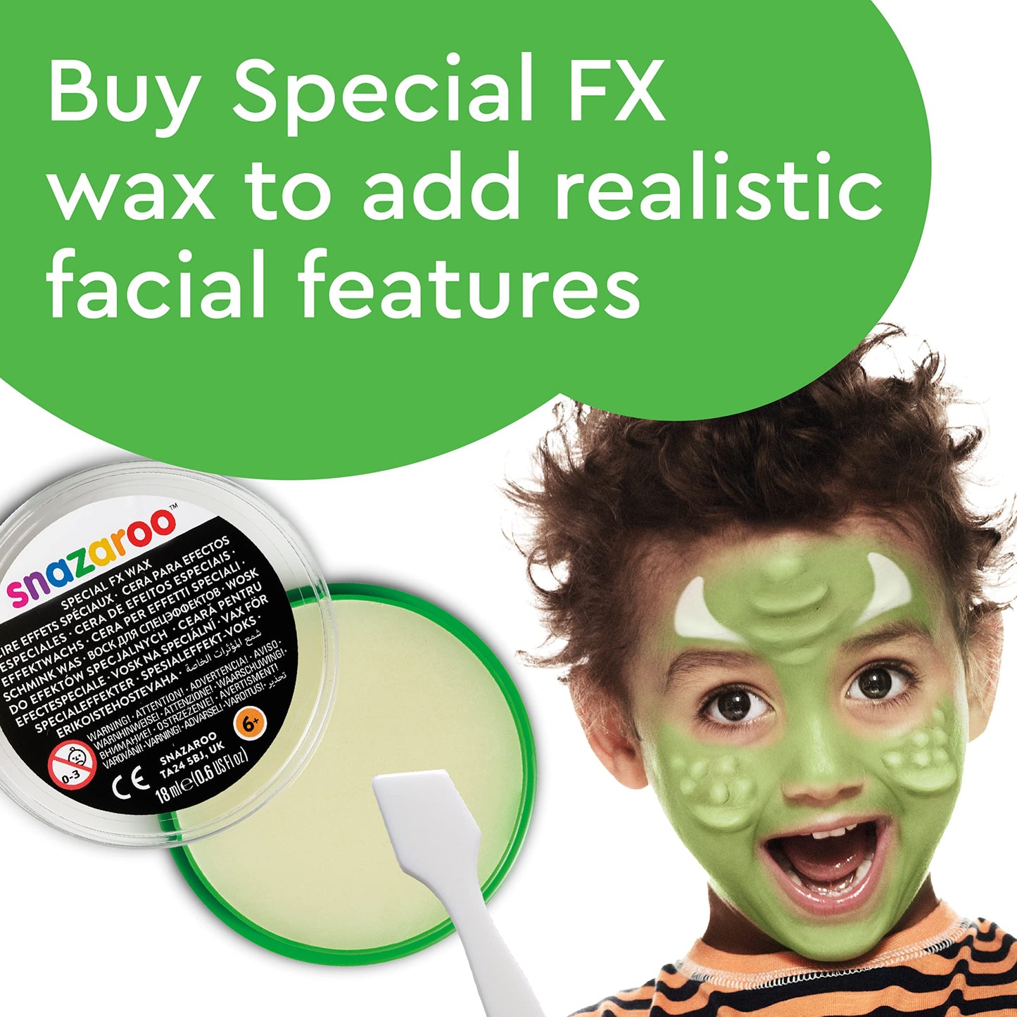Snazaroo Face Paint Palette Kit, Halloween