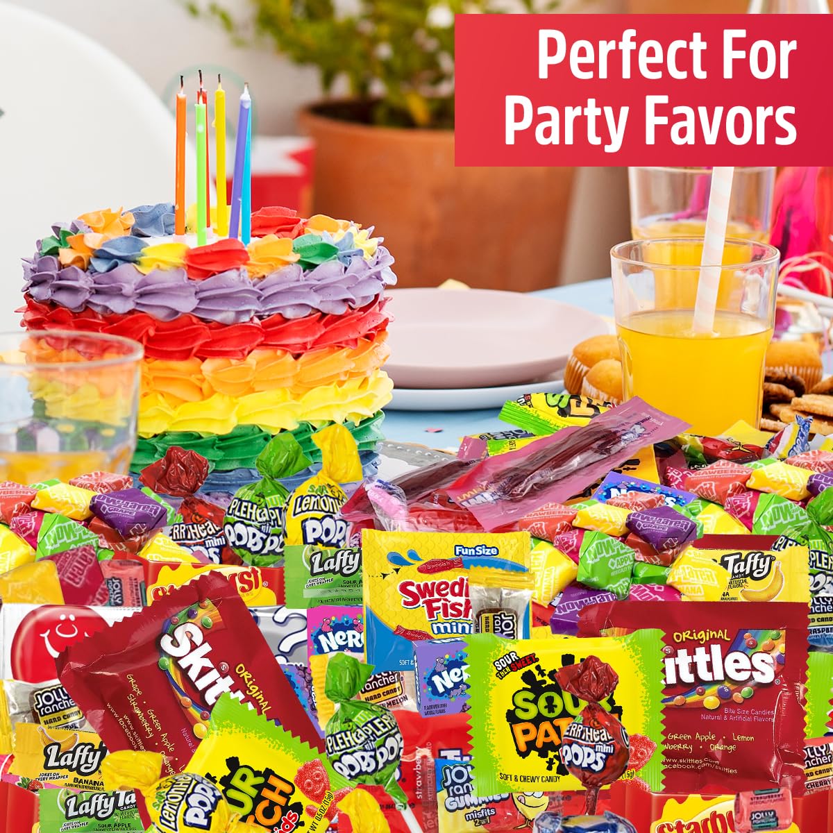 Bulk Candy Individually Wrapped - Parade Kid’s Dream, 5lb of Individually Wrapped Party Candy Variety Mix Bag, Kid’s Favorite Sweets Giant Bag Assorted Classic Candies for Pinata Filler, Goodie Bag