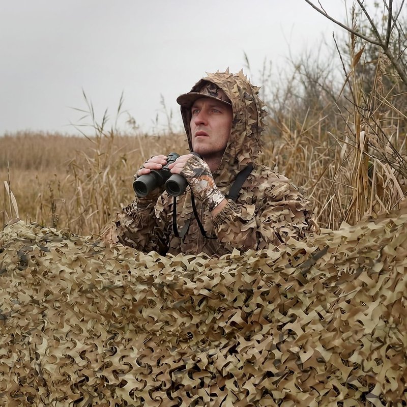 Camo Netting for Hunting | Bulk Roll Military Sunshade | Versatile Outdoor Covering