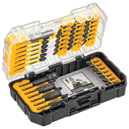 DEWALT Impact Ready FlexTorq Screwdriver Bit Set, 40 Pieces (DWA2T40IR), 22.2 x 4 x 22.2 cm