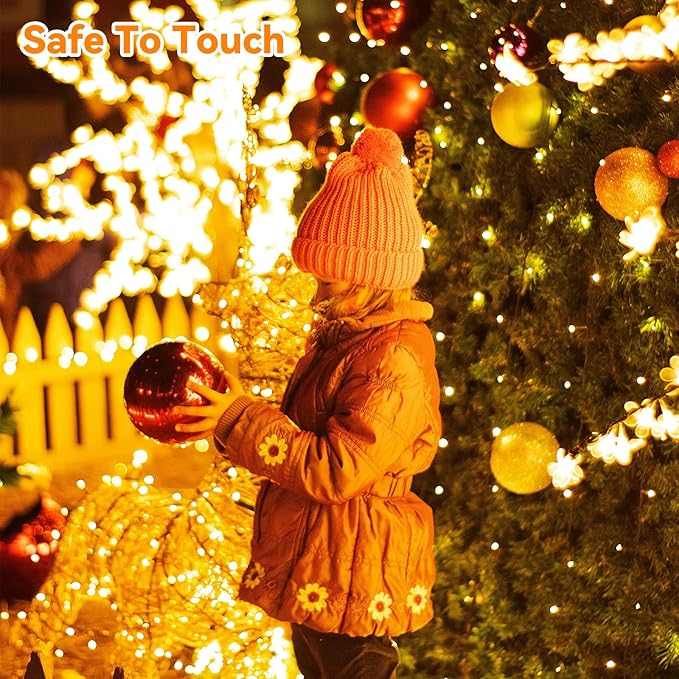 LitHome 99FT 300 LED Color Changing Christmas String Lights Outdoor, 35 Colors 9 Modes RGB Christmas Lights with Remote, Dimmable Led String Light, Xmas Tree Light for Indoor Holiday Party Decor