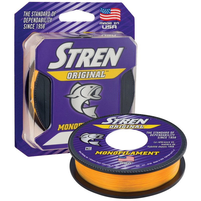 Stren Original®, Hi-Vis Gold, 4lb | 1.8kg Monofilament Fishing Line, Suitable for Freshwater Environments