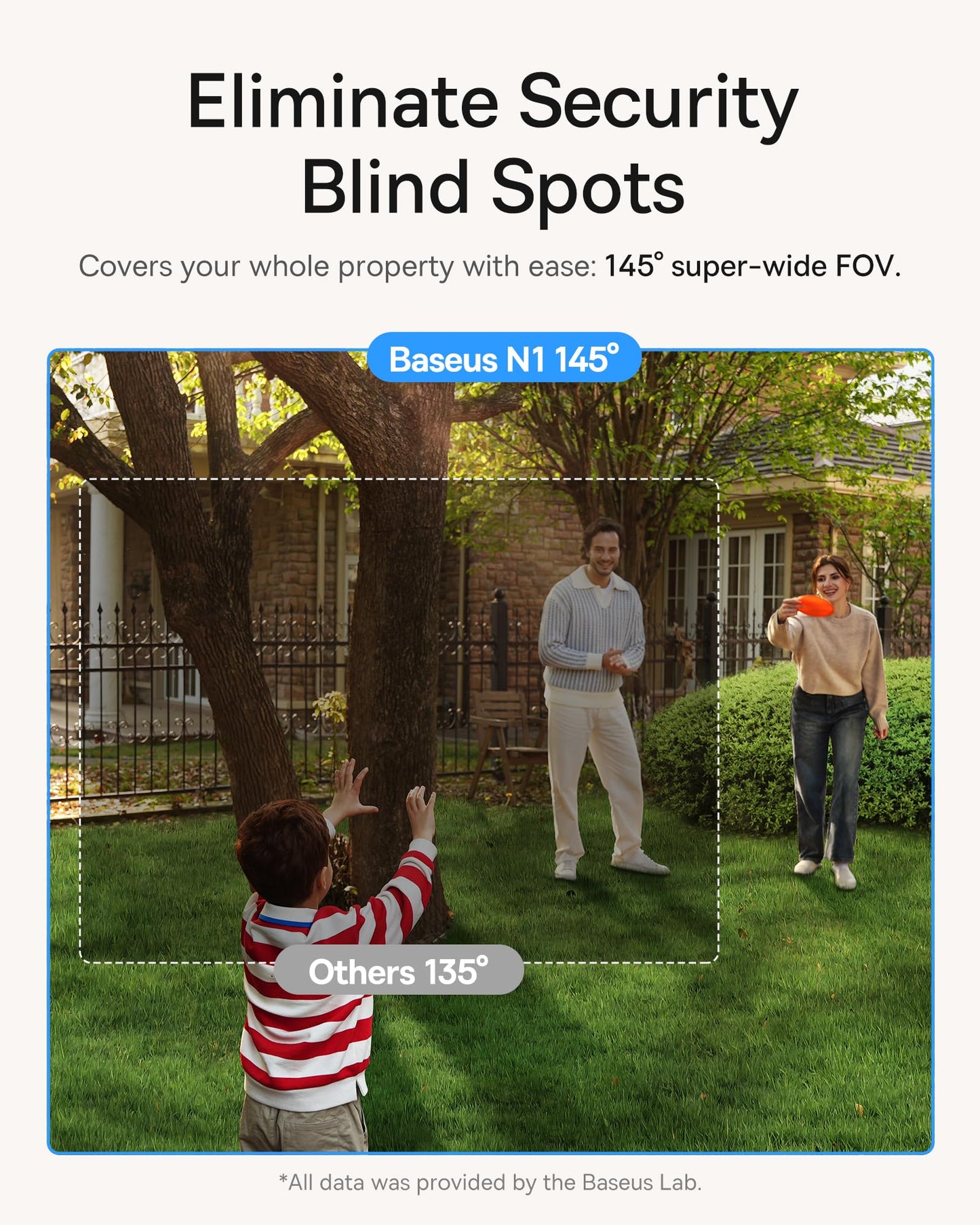 Baseus Solar Security Cameras Wireless Outdoor, N1 2-Cam Kit with Solar Panel 3W, 2K Color Night Vision Camera for Home Security, Solar-Powered, IP67, No Monthly Fee, 16TB Expandable Local Storage