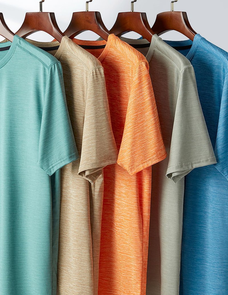 5 Pack Men’s Active Quick Dry Crew Neck T Shirts | Athletic Running Gym Workout Short Sleeve Tee Tops Bulk (Set 10, 3X-Large)