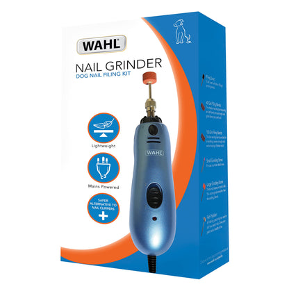 WAHL Dog Nail Grinder/File for Pets, Mains Powered, Clear, 1 Count (Pack of 1)