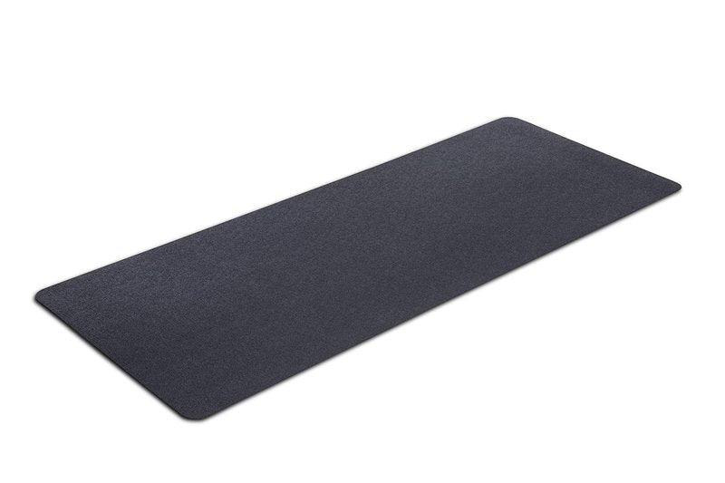 MotionTex Exercise Equipment Mat for Under Stationary Bike, Spin Bike, Fitness Equipment, Home Gym Floor Protection, 24" x 60", Black