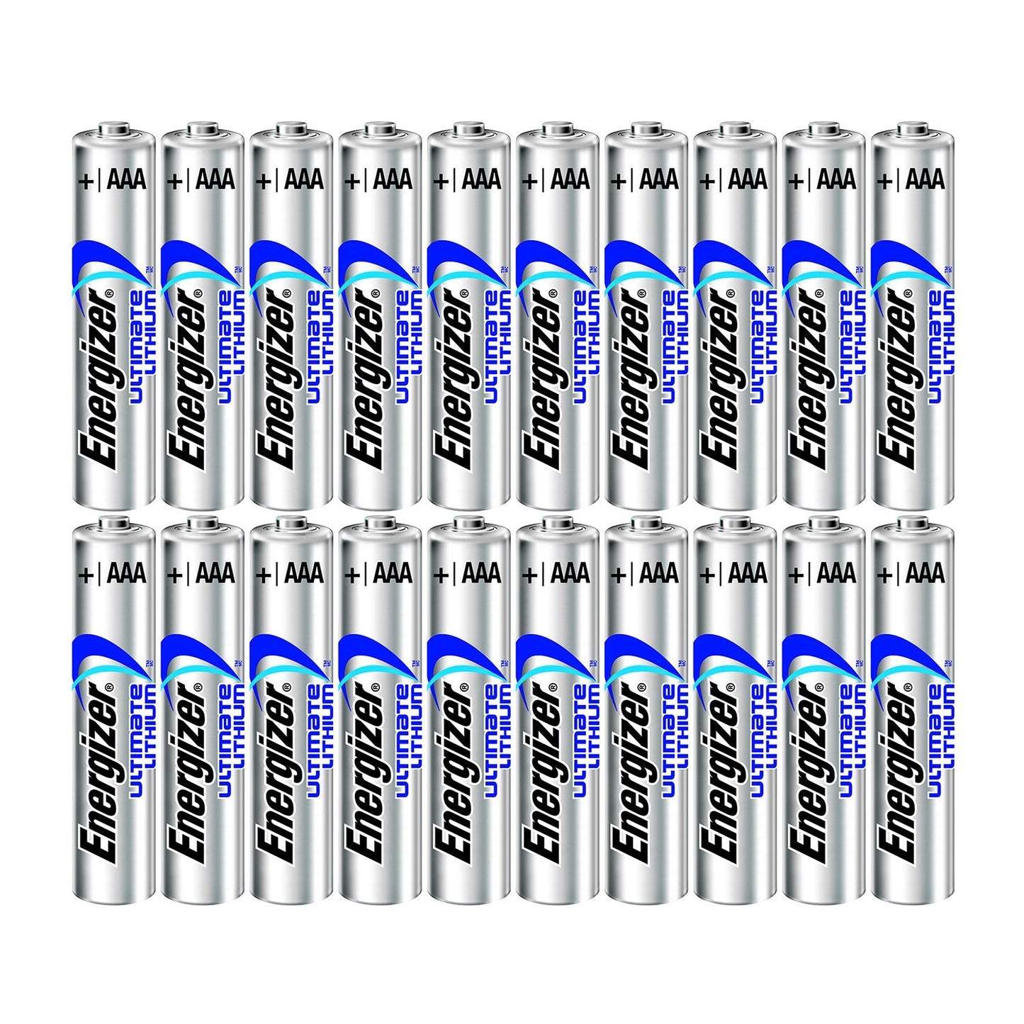 Energizer Ultimate Lithium AAA Size Batteries - 20 Pack - Bulk Packaging