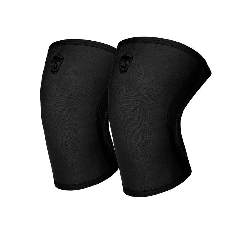 Gymreapers 5MM Knee Sleeves for Weightlifting, Squats, Powerlifting, and Functional Training – Compression Knee Support for Men & Women – Joint Protection & Recovery – Pair (Black/Black, Large)
