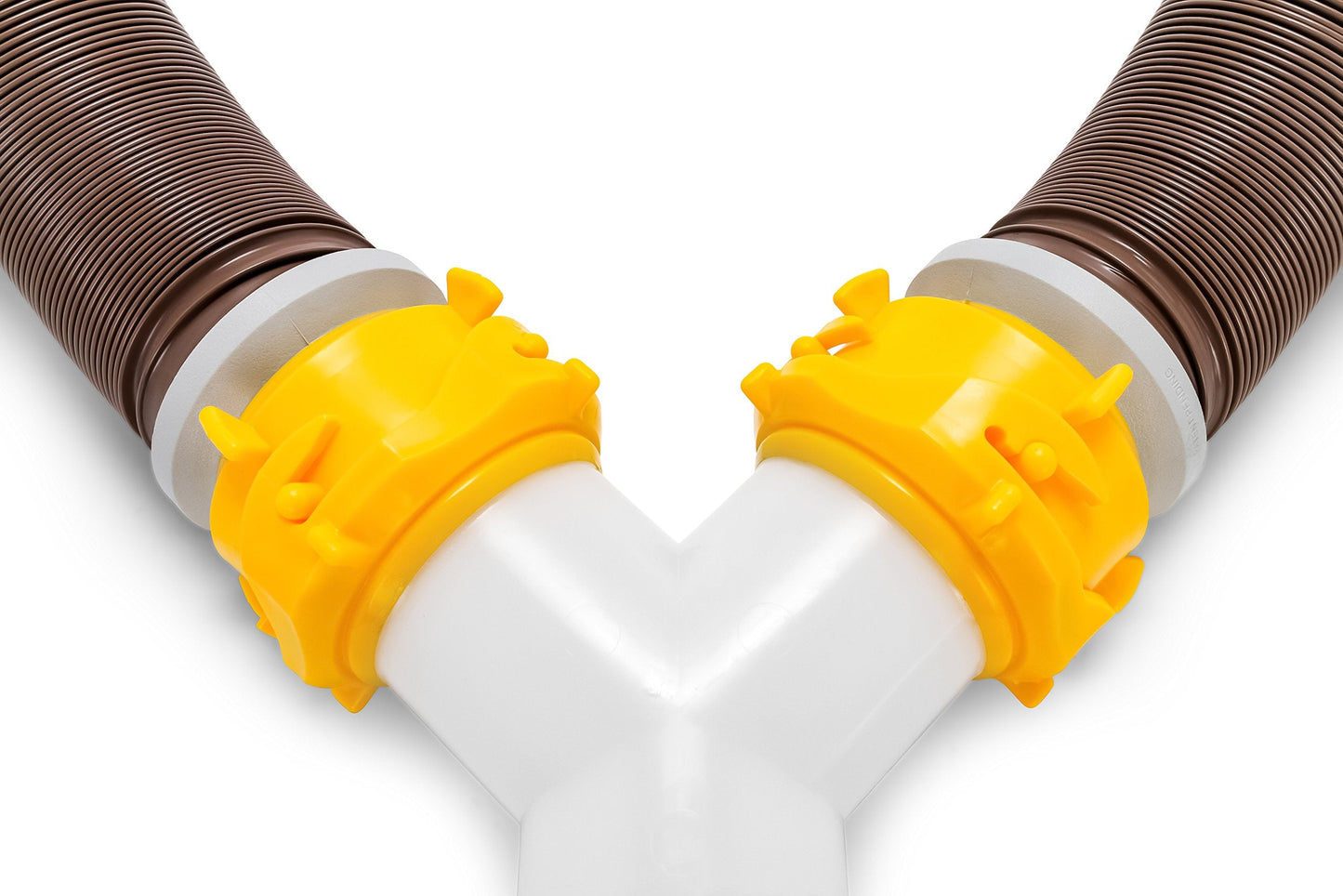 Camco 39667 Revolution 20' Sewer Hose Kit with Swivel Fittings and Wye Connector - Ready To Use Kit with Fittings, Hoses, and Storage Caps, Great For RVs with Separate Tank Valves