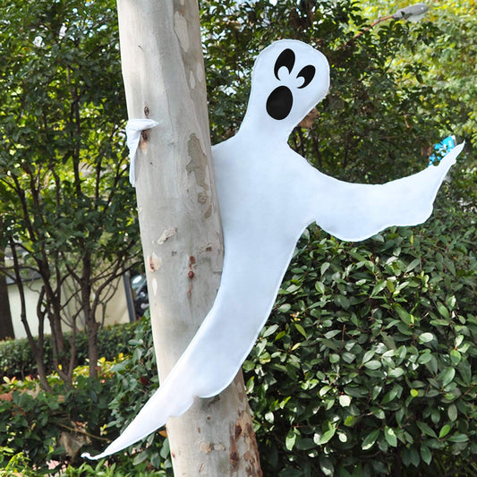 JOYIN Halloween Tree Wrap Ghost Decoration Outdoor, Cute Ghost Design Decorations for Halloween Lawn, Tree, Party Supplies