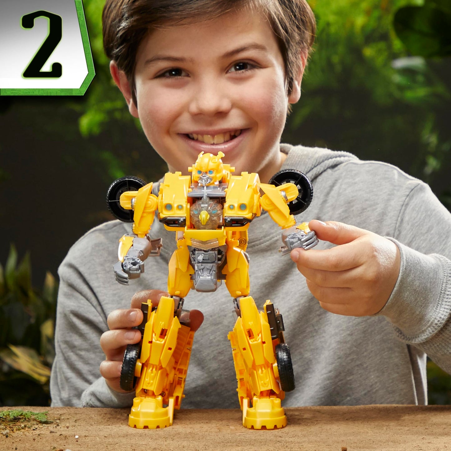 Transformers Toys Rise of the Beasts Film, Beast-Mode Bumblebee Action Figure, Ages 6 and up, 25 cm