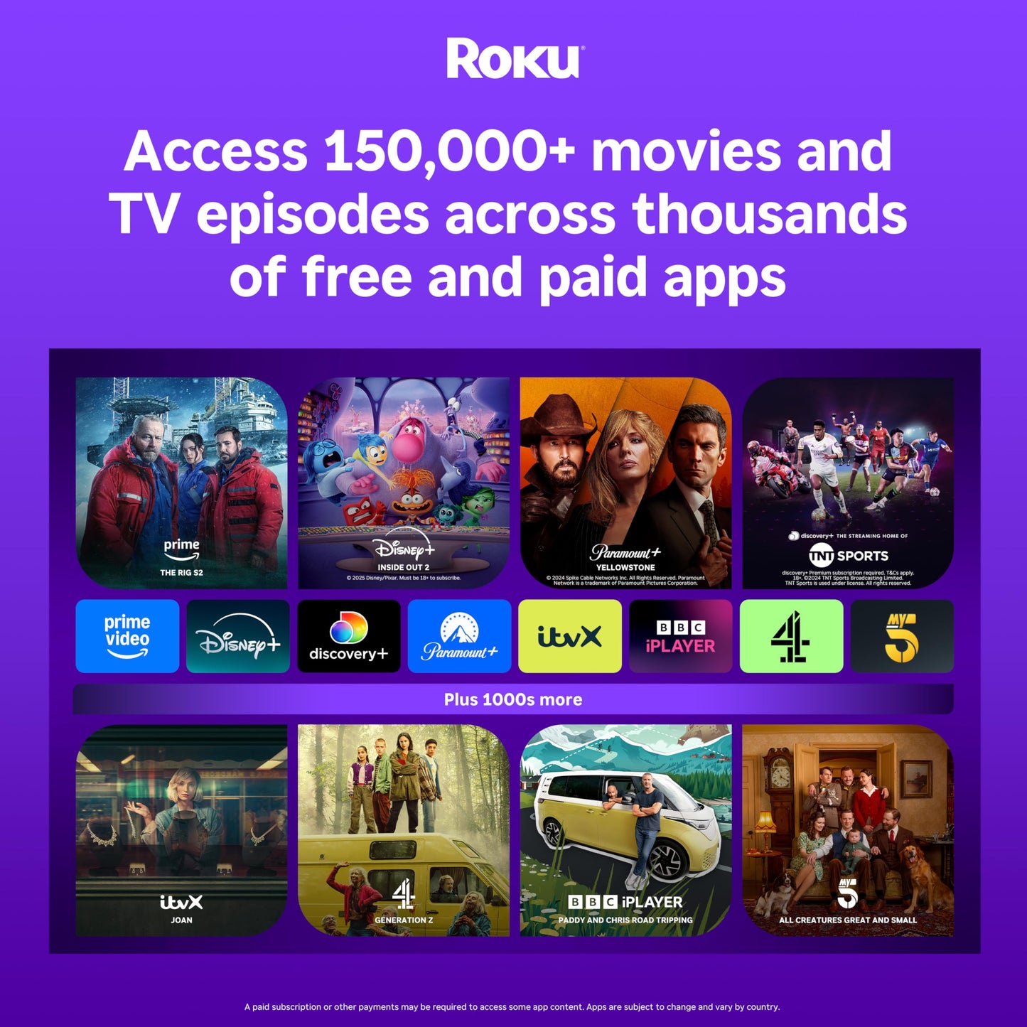 Roku Express 4K | HD/4K/HDR Streaming Media Player, Black