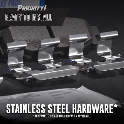 Bendix Priority1 CFC154 Disc Brake Pad Set for Avanti II,Century,LeSabre,Regal,Riviera,Commercial Chassis,DeVille,Eldorado,Fleetwood,Seville,Blazer,Camaro,El Camino,LLV,Malibu,Monte Carlo,S10,Blazer