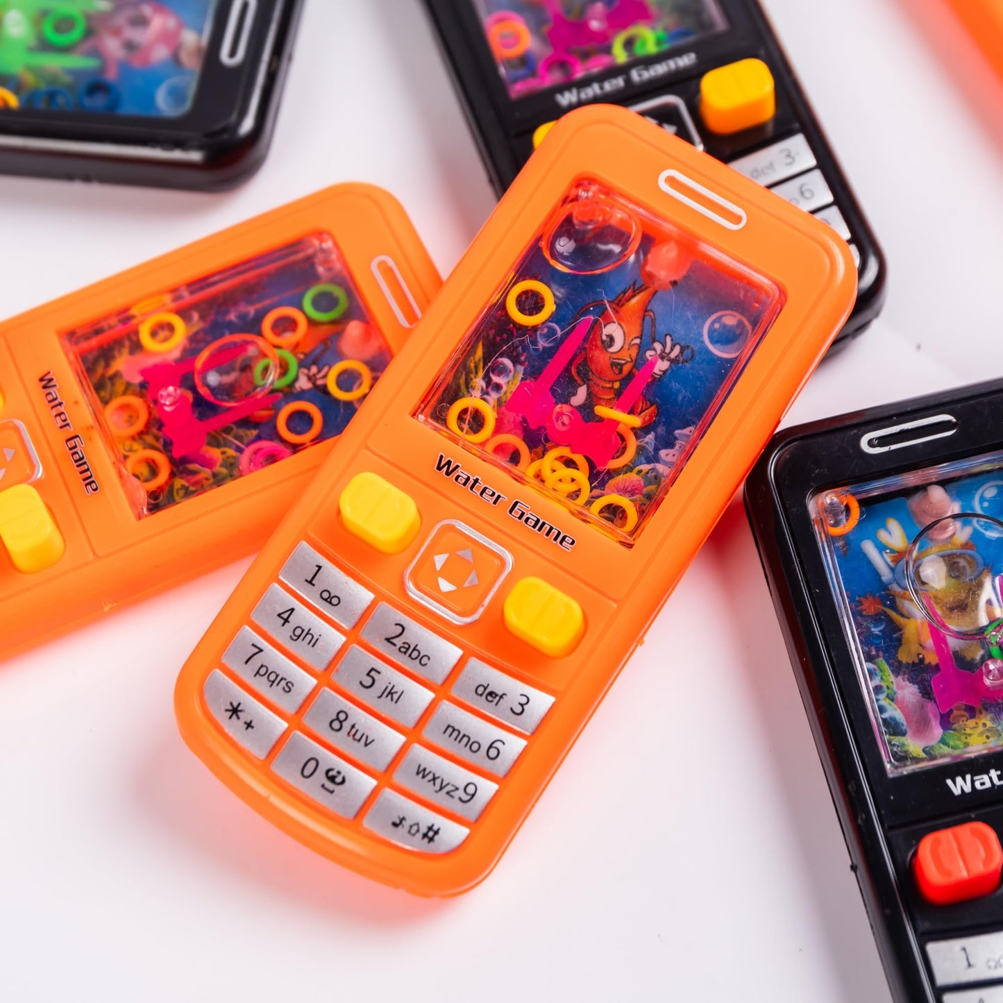Nbguigdstr 12 Pcs Handheld Water Ring Games-Prize Treasure Box Toys,Birthday Return Gifts Party Favors,Christmas Stocking Goodie Bag Stuffers,Bulk Pinata Stuffers for Kids Classroom Students