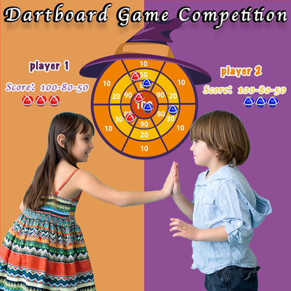 30' Witch Hat Party Favor, Kids Dart Board Game, Halloween Party Supplies Indoor Outdoor Decor, Stocking Stuffers Christmas Birthday Gifts