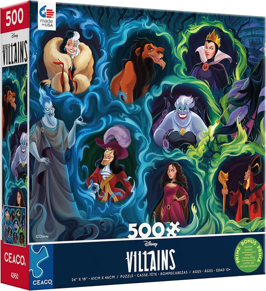 Ceaco - Disney - Villains - 500 Piece Jigsaw Puzzle