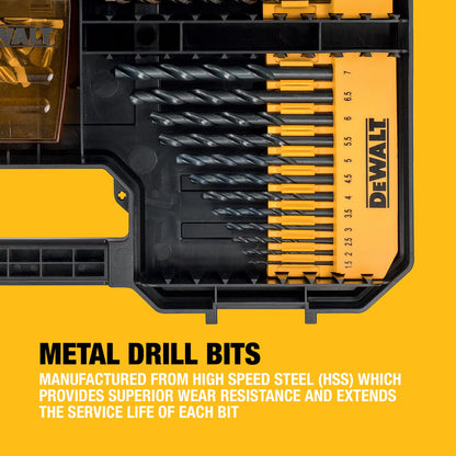 DEWALT High Performance Drill Drive Set (100 pc.), Fits Tstak IV Drawer, DT71569-QZ