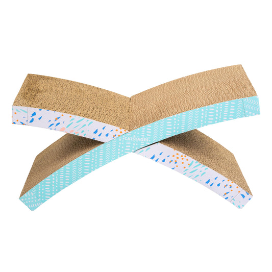 Catstages Easy Life Hammock Corrugated Cat Scratcher with Catnip