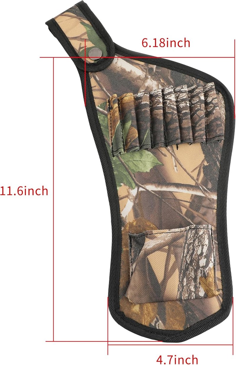 Mini Crossbow Arrow Quiver - Pocket Bolt Holder for Waist Mount | Ideal for Target Practice