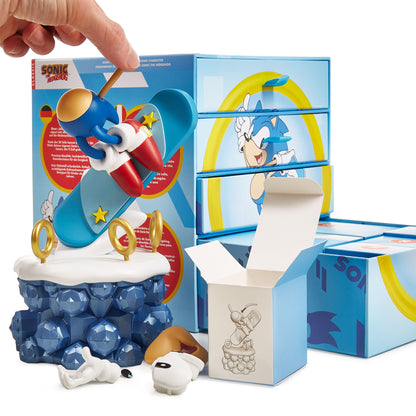 CC Countdown Characters 2024 Sonic the Hedgehog Collectible Figure - Official SEGA Merchandise - Buildable Advent Calendar Statue