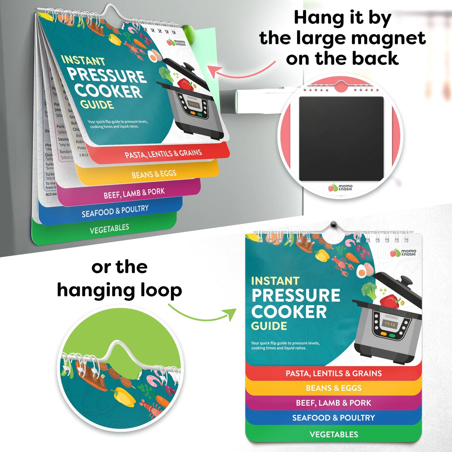 Air Fryer Cheat Sheet Magnets Cooking Guide Booklet - Air Fryer Cookbooks - Air Fryer Liners - Air Fryers Kitchen Gifts Gadgets 2025 and 2026 - Air Fryer Accessories - Air Fryer Cooking Guide