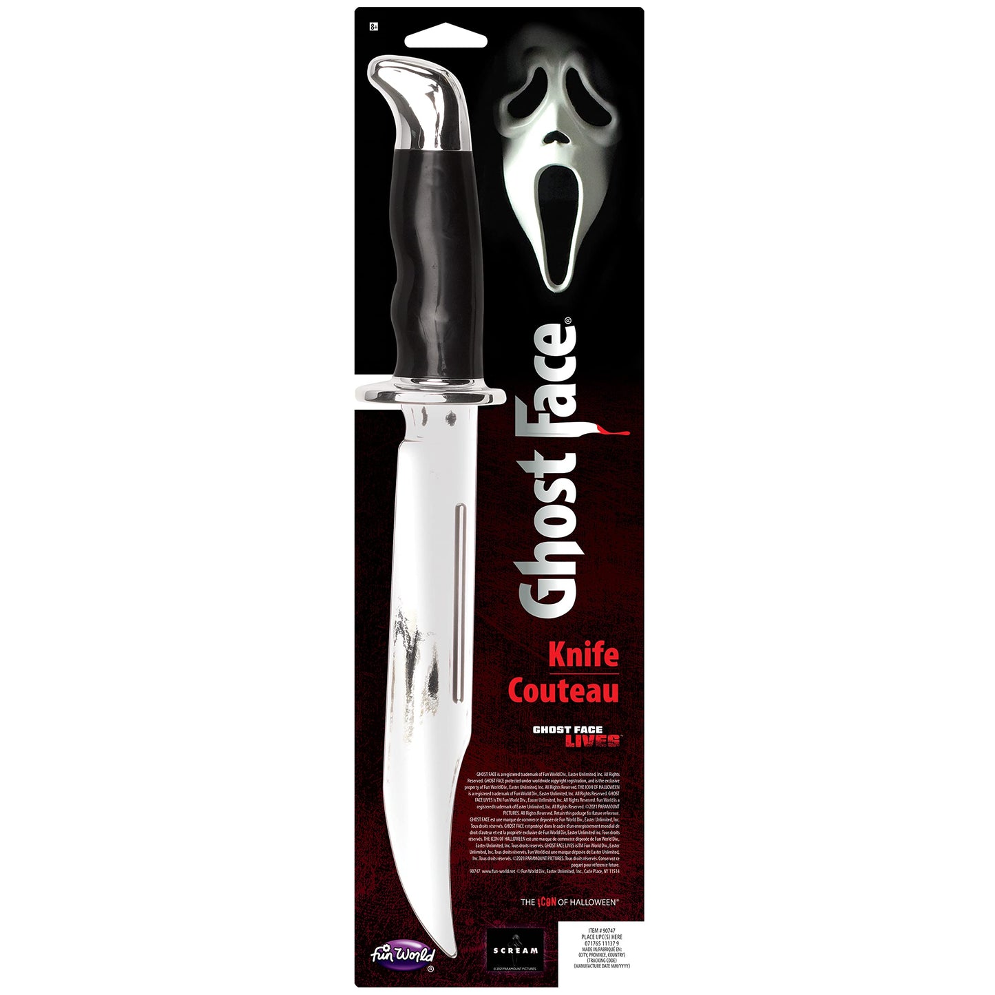Fun World Officially Licensed Ghost Face Official Licensed Bowie Knife Costume Accessory