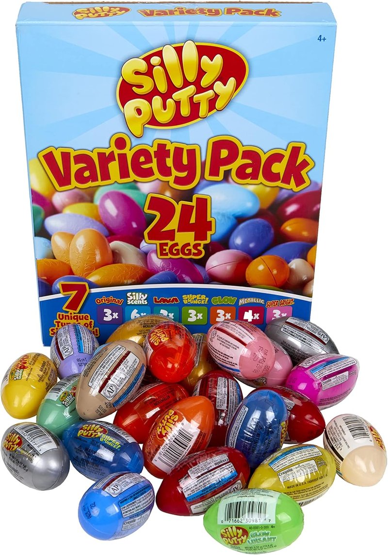 Silly Putty Bulk Variety Pack - 24 Assorted Soft Sensory Putty Fidget Toys for Kids | Perfect for Goodie Bags & Treasure Boxes