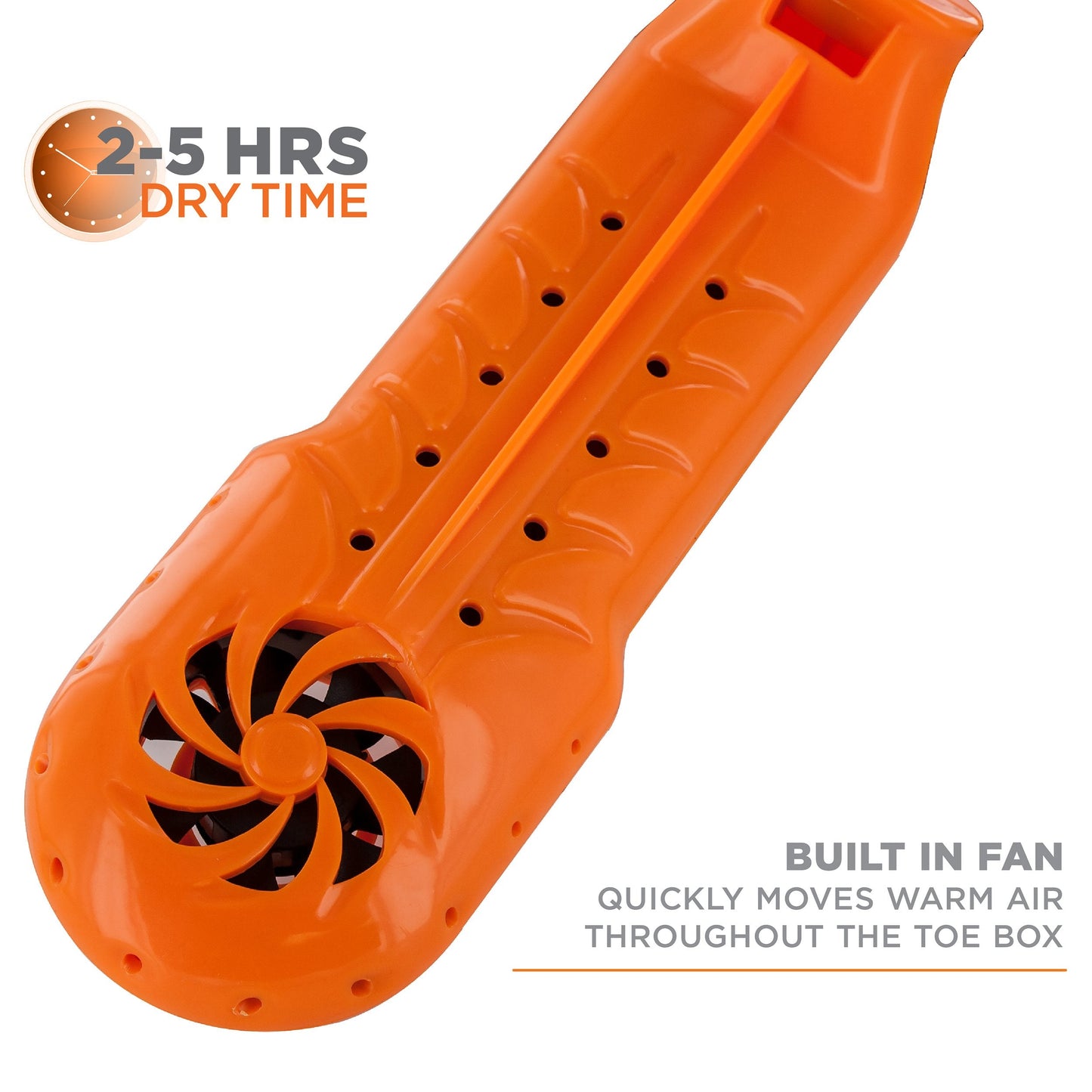 DryGuy Unisex's Travel Dry DX Shoe Dryers, Orange and Black, One Size