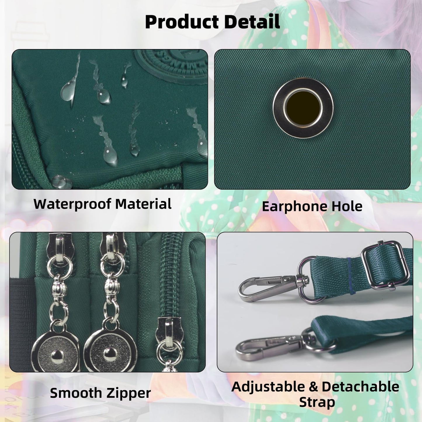 Cell Phone Purse Small Crossbody Bag Smartphone Wallet Phone Holder